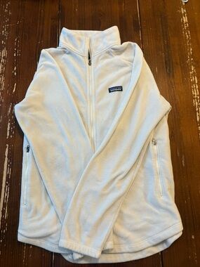 Patagonia Light Cream Full-Zip Fleece Jacket